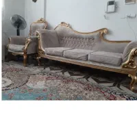 مبل ۷نفره یک سه نفره و۴تایک نفره جنس چوب
