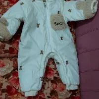 کاپشن کت بچگانه مدل تدی کلاهدار