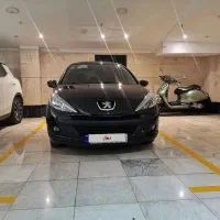 207 اتومات پاناروما 402 مشکی کم کار|خودرو سواری و وانت|اردبیل, |دیوار