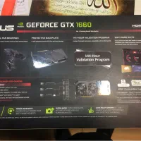 کارت گرافیک آکبند ایسوز ۶ گیگGtx 1660|قطعات و لوازم جانبی رایانه|اصفهان, ملکشهر|دیوار