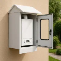 محفظه پکیج   فولادی  ورق ضخیم|آبگرمکن، پکیج، شوفاژ|ایلام, |دیوار