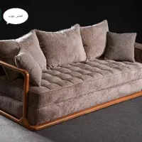 مبل راحتی مینی مال جدید چوب راش|مبلمان خانگی و میز عسلی|قم, دروازه چوبی|دیوار