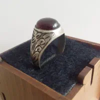 گوشواره طلابادودرصدفروش فوری وانگشترنقره عقیق|جواهرات|اردبیل, |دیوار