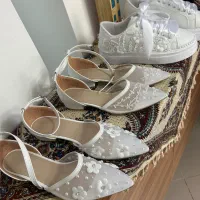 کفش و کتونی  توری عروس