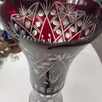 گلدان کریستال بوهم|صنایع دستی و سایر لوازم تزئینی|تهران, هروی|دیوار