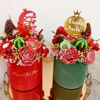 باکس یلدا،باکس گل شمع،هدیه مناسب ،کادو،نوزادی