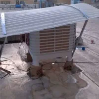 سایبان کولر و نصب پایه  و جوشکاری