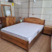 سرویس خواب فرانسوی/ MDF / دو نفره/ وکیوم|تخت و سرویس خواب|شهرکرد, |دیوار