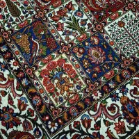 قالی دستبافت خشت چالشتر|فرش|شهرکرد, |دیوار