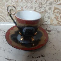 فنجان ونعلبکی سورمه ای