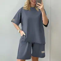 ست تیشرت و شورتک پر طرفدار، شیک، قیمت تولیدی|لباس|تهران, صادقیه|دیوار