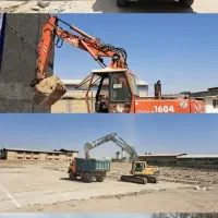 بیل مکانیکی بابکت لودر تخریب بتن حمل نخاله