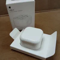 آداپتور ۲۰ وات اصلی اپل USB-C در حد نو + جعبه