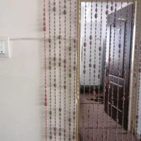 پرده ریسه طول 110 ارتفاع 2متر 20 وساعت دیواری شیک|پرده، رانر، رومیزی|سبزوار, توحیدشهر|دیوار