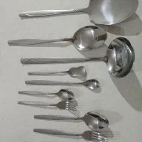 سرویس قاشق چنگال ۱۲۸ پارچه بیوتی