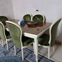 میز غذا خوری۶نفرهفقط۵/۵۰۰|میز و صندلی غذاخوری|ورامین, ورامین|دیوار