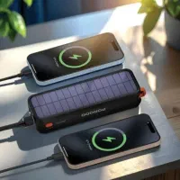 پاوربانک خورشیدی 20000 پرودو  شارژ سریع