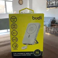 پاور بانک Budi 2-in-1 Magnetic Wireless