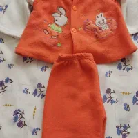 کاپشن عروسکی لباس سه تیکه|کفش و لباس بچه|سنندج, |دیوار