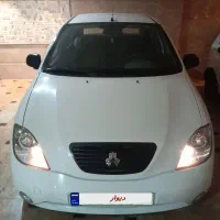 تیبا صندوقدار سفید مدل 96 بی رنگ فوق العاده تمیز