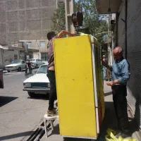 یخچال بزرگ سنگین ویترینی ۳ درب سالم|یخچال و فریزر|تهران, شهرک فرهنگیان|دیوار