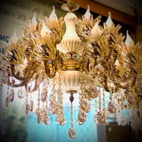 لوستر  برنز سرامیکی ۲۰شعله/خریدمستقیم‌ازتولیدی