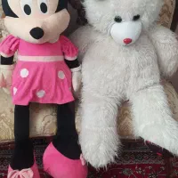 عروسک میکی موس و خرس یک متریی