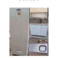 آبگرمکن زمینی یخچالی،کابینت زیر سینگ، آبچکان،سینگ