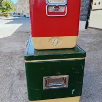 کلمن یخدان یخچال آمریکا آمریکایی قدیمی عتیقه فلزی|یخچال و فریزر|اصفهان, شیخ اشراق|دیوار