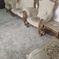 مبل سفید و زیبا