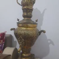 سماور برنجی قلمزنی