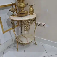 میز کنار سالنی وسماور با شکلات خوری برنزی|صنایع دستی و سایر لوازم تزئینی|تهران, هاشم‌آباد|دیوار