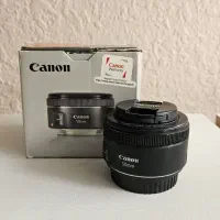 لنز کانن ۵۰ f1.8 STM