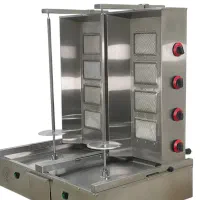 دستگاه شاورما دوبل زن همراه وسایل کامل فست فود