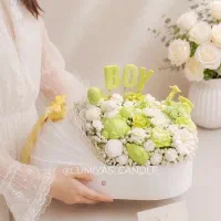 باکس گل شمع نوزاد