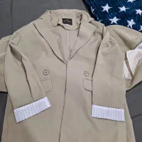 مانتو کتی پاییزه مازراتی رنگ پسته ای