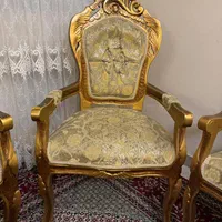 سرویس مبل سلطنتی ۹ نفره + میز ناهارخوری ۸ نفره|مبلمان خانگی و میز عسلی|گرگان, |دیوار