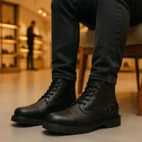 نیم بوت مردانه مشکی Farnod|کیف، کفش، کمربند|تهران, مدائن|دیوار