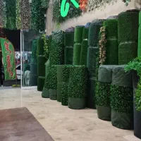 انبار پخش چمن مصنوعی سبز قرمز آبی طوسو و نوار+نصاب