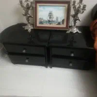 تخت دو نفره همراه پا تختی|تخت و سرویس خواب|تهران, نیروی دریایی|دیوار