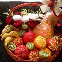 میوه ارایی شب یلدا