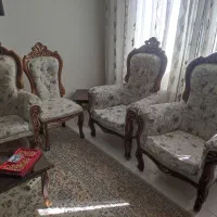 مبلمان نیمه استیل9نفره|مبلمان خانگی و میز عسلی|گلبهار, شهر جدید گلبهار|دیوار