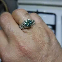 سلام یک عدد انگشتر موزنایت زیبا دستساز