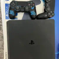ps4 slimبا دو دسته