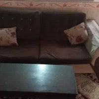 مبل راحتی ۷ نفره در حد نو همراه با میز عسلی هاش|مبلمان خانگی و میز عسلی|شیروان (خراسان), |دیوار