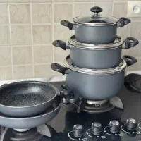 سرویس قابلمه نچسب گرانیتی زرساب
