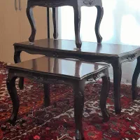 سه عدد میز کندکاری شده بسیار زیبا