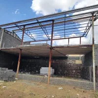 جوشکاری اسکلت و شیروانی بهمراه نقاشی|خدمات پیشه و مهارت|دماوند, گیلاوند|دیوار