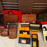 مجموعه کیف و‌ کمربند و ست های چرم