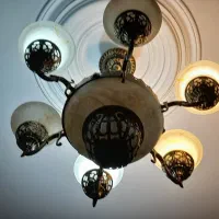 لوستر ۶شاخه|لوستر و چراغ آویز|کرج, مصباح|دیوار